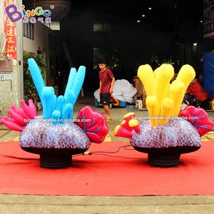 1,5 MH 5ft High Wholesale Free Express Display Uppblåsbar tång med ljus BLOW UP Ocean Animal Balloons For Party Event Stage Decoration Toys Sports
