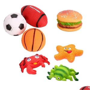 Dog Toys Tuggar husdjur Squeak Spree Set 5/7/8/10 Piece Set Wholesale Puppy Dogs Chew Pet Supplies for Small Drop Delivery Home Garden DHQLP