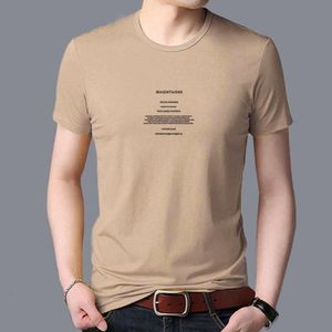 Summer Men's Short Sleeved White T-shirt Men's Short Sleeved T-shirt Base Shirt Couple Advertising Shirt Heat Transfer Printing One Piece for Wholesale