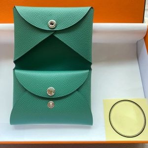 2024 10A Calvi Duo Card Holder Coin Purses keychain womens Luxury Coin Purses flap wallet Compact Classic Quality Mini Wallets Women key pouch Men Card Holders