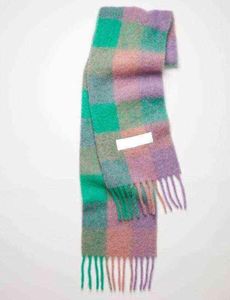 Kvinnor Cashmere Classic Plaid Designer Scarves Soft Touch Warm Wraps med taggar Autumn Winter Scarf Long Shawls 35*250cm66+6566