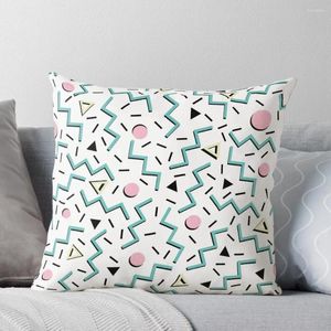 Pillow Back To The 80's Eighties Funky Memphis Pattern Design Throw Decorative Cover Sofa