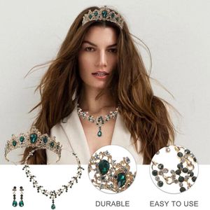 Halskette Ohrringe Set Damen Schmuck Party Kostüm Accessoires Hochzeitskleid Elegante Brautjungfer