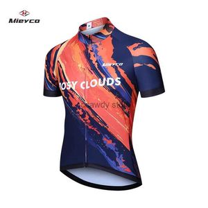 Herren-T-Shirts Mieyco Herren Short Seve Radtrikot Größe 5XL Short Seve Radtrikot Sommer Polyeste Bike Jersey Top Mountain Quick DryH24129