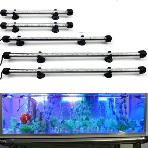 Iluminações DOCEAN UE Plug EUA Plug Aquarium Fish Tank LED Light 18/28/38/48cm Bar Submersível À Prova D 'Água Clipe Lâmpada Decoração Iluminações de Peixe