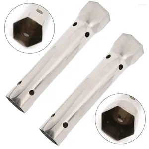 2pcs Faucet Wrench Pipe Spanner Key Tube Ring Plumbing Tool Hexagonal Socket Torque Ratch Maintenance Tools 34/40mm