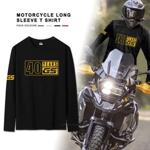 Odzież motocyklowa do BMW R1200GS F750GS F850GS R1250GS F800GS Przygoda T koszula O Neck 40 lat T-shirt T-shirt Długie rękaw