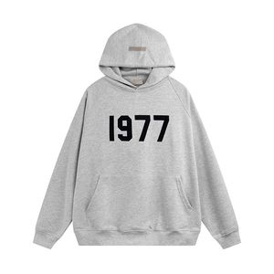 Ess hoodie balıkçı yaka jumperlar gevşek kazaklar rahat örgüler Hoody tembel stil erkekler için kadınlar mektup pamuk hafif sweatshirt hoodies sevenler