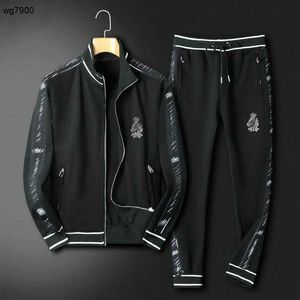 Designer Jacket Men Brand Tracksuit Mens Spring Two Piece Set Fashion Geometry Logo Zipper Man Coat Student Pants 29 Jan
