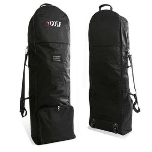 Golf Travel Bag With Wheels Universal Size Heavy Duty Golf Club Travel Cover For Airlines Golf Aviation Bag 240119