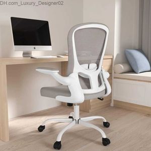 Andra möbler GamingChair Breattable Mesh Computer Chair for Home Office High Back Desk-stol med vändarmar och justerbar höjdspel Q240129