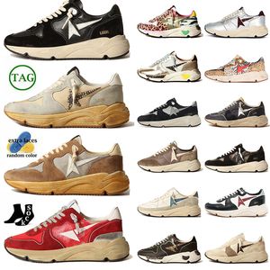 Top OG Running Sole Leder Wildleder Camouflage Designer Freizeitschuhe Handgefertigte italienische Marke Vintage Trainer Ivory Star Sneakers Silver Ice Cream Black Runners