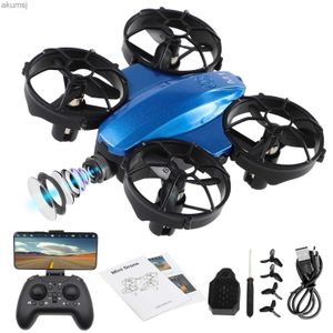 Drönare 2.4G Mini Drone med FPV 4K HD Camera Headless Mode 360 ​​Roll Hinder Undvikande Professionell RC Quadcopter Boys Toys Gift YQ240129