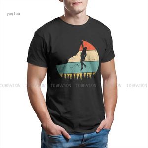 T-shirt da uomo Climb Mountain Hipster Magliette in poliestere Arrampicata su roccia Sport all'aria aperta Grafica maschile Streetwear T Shirt O Collo