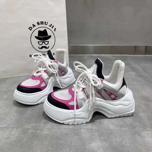 Instagram Hot Versatile Suola Spessa Papà Scarpe da Donna 2024 Estate Nuovo Traspirante Panda Matsuke Sport per il Tempo Libero Scarpe Comode