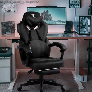 Andere Möbel Bürostühle Mesh-Gaming-Stuhl für schwere Menschen Gamingstuhl Großer und hoher Büro-PC-Stuhl Gaming mit Massage (Dunkelgrau) Gamer Q240129