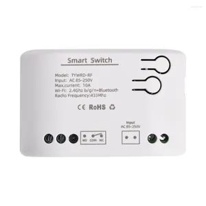 Smart Home Control Tuya WiFi Switch Module 5V 12V 32V 220V RF 433 Radio Remote 1/2 Channels Inching Relay for Alexa Google