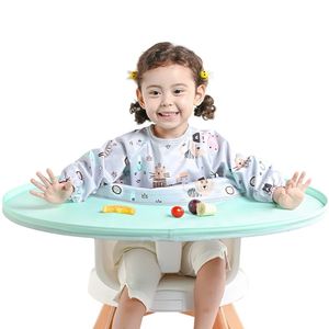 3in1 Waterproof Baby Bib Table Cover Dining Chair Gown Saliva Towel Burp Apron Food Feeding towel tray with storage bag 240125