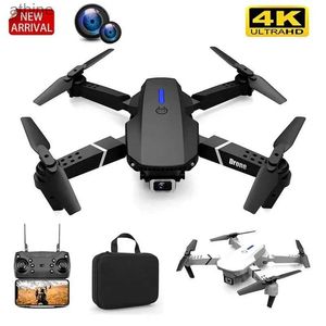 Drones 2023 New Quadcopter E88 Pro WiFi FPV Drone مع زاوية عريضة HD 4K 1080p الكاميرا ارتفاع RC Quadcopter Dron Gift Toy YQ240110