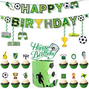 Kuchen-Werkzeuge, Fußball-Topper, Junge, alles Gute zum Geburtstag, Cupcake, Fußball, Dekor, Mottoparty, Babyparty, Backzubehör