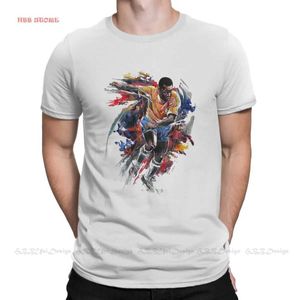 Men's T-Shirts rip football Round Collar TShirt Pele Pure Cotton Basic T Shirt Men Tops Fashion Big Sale