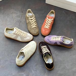 Maisons Sports Trainers управляют обувьми низкие кроссовки Loafer кожа Margiela Casual обувь на открытом воздухе дизайнерские дизайнерские женские мужские