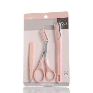 Augenbrauentrimmer Marian 3-teiliges Set Ro Mesh Razor Band Pinzette Drop Delivery Otjwu