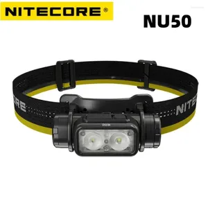 トーチNITECORE NU50ヘッドランプ軽量USB-C充電式ホワイトレッドライトヘッドライトランタンビルトインバッテリー屋外キャンプ