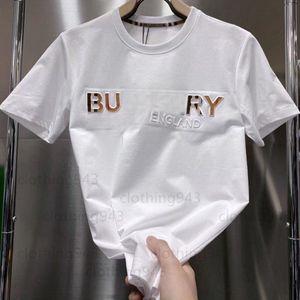Męska designerska koszulka masy męskie damskie litery 3D stereoskopowy nadruk z krótkim rękawem najlepiej sprzedający się luksusowe ubranie męskie azjatyckie rozmiar s-5xl