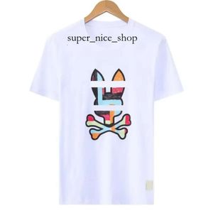 Psychological Bunny Hoodie Shirt Bunnies Men's T Shirt Fashion Letter Casual Summer Short Sleeve Men's T-Shirt Women's Clothing Asian 720