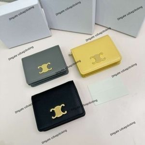 Designer wallet Luxury New Card Bag Women's Small Clip Multiple Positions Fashionable Short Wallet Exquisite Magnetic Buckle Flip Cap Big Money