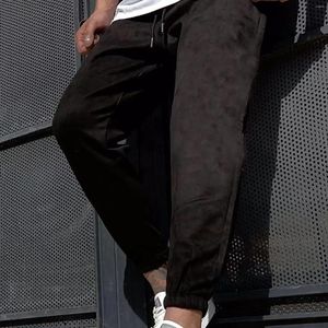 Men's Pants Mens Cargo Elastic Waist Sweatpants For Men Casual Long Trousers Rave Bottoms Linen Little Pottery Slipper