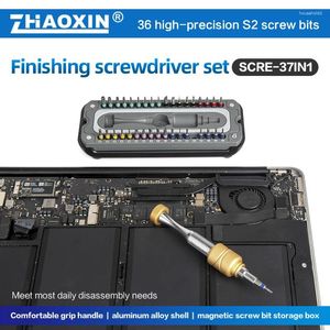 Professionelle Handwerkzeug-Sets 37-in-1-Schraubendreher-Set Präzisions-Magnetschraubendreher-Bits Mini-Gehäuse zerlegbar für Smart Home PC-Telefon