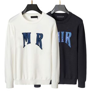 Herrtröjor män kvinnor designers pullover långärmad tröja tröja broderi stickad man kläder vinter varma kläder m-xxxl asiatisk storlek