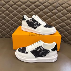 Beverly Hills Low-Top Sneakers Shoes Chunky gummi Sole White Black Grained Calf Leather Trainers Platform Sole Casual Walking 1.23 04