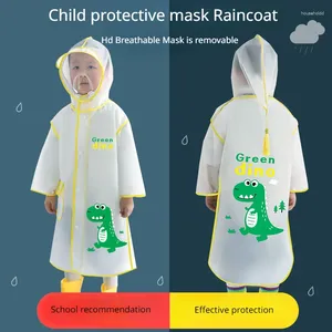 Regenmäntel Niedlicher Baby-Regenmantel im Freien wasserdichter Regenmantel Kinder undurchlässige Poncho-Jungen-Mädchen-Jacke mit Reflektorstreifen