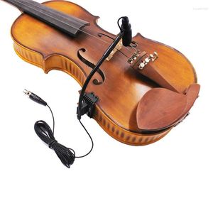 Microfones Instrumento Musical Microfone para Violino e Viola Violino Acústico Gooseneck Corpo Belt-Pack Transmissor