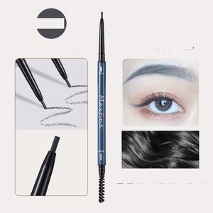 Eyebrow Enhancers 2023 Morandi Brow Pencil Double Head Anti-Sweat Novice Students Naturally Slim And Distinct Drop Delivery Otqpe