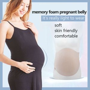 2-10month Fake Belly Pregnancy Pregnant False Tummy Artificial Stoh for Cosplay Actor Crossdresser Performer TV Show Prop