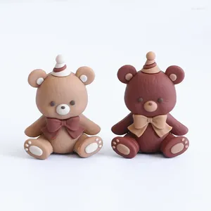 Cake Tools Cute Bear 1st Birthday Decoration Foam Ball Topper For Gender Neutral Baby Party Shower Decor