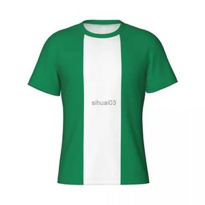 T-shirty męskie koszulka Nigeria Nigeria Nigerian 3D dla mężczyzn kobiet koszulka koszulka piłkarska fani piłka nożna prezent na patriotyczną koszulkę