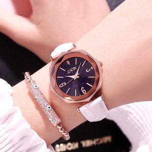 Womens Watches di alta qualità Casual Trend Simple Trend Belt Polyproof Quart Watch T9