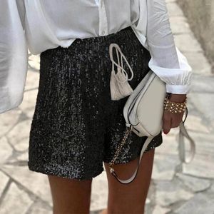 Women's Shorts Women Summer Sequin High Waist Casual Loose A Line Pants Sparkly Clubwear Night Out Womens Panties Boy