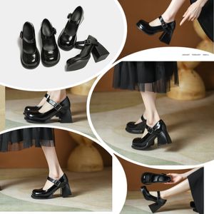 Slingbacks High Heels Women Sandal Slide Buckle Leather Formal Shoes Designer Sandals High Heels Square Toe Ankle Strap Party Shoes