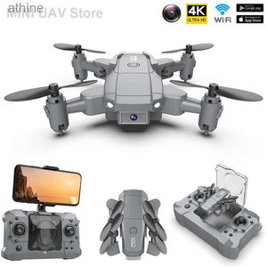 Drones KY905 Kolay sinek mini İHA Drone 4K Katlanır Kameralı WiFi FPV RC Helikopterler Oyuncaklar Gömülü Depolama Tasarımı Ücretsiz Depolama YQ240129