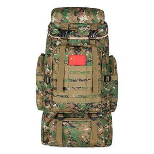 Sacos de caminhada NOVO 70 L nylon lazer Sacos Táticos Militares Mochila de Assalto do Exército Saco de Caça de Acampamento Camo Mochilas de Grande Capacidade Masculino YQ240129