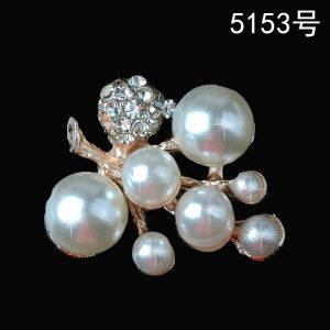 Rings 50pcs/lot 19*21mm Gold Color Fashion Jewelry Charms Imitation Pearl Crystal Leaf Shape Charm for Diy Handmade Women Accessories