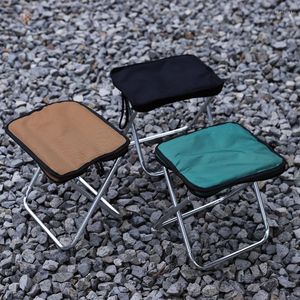 Camp Furniture Outdoor Folding Ultra Light Small Stools Camping Chairs Portable Bench Travel Self Driving Tour Barbecue Equipment