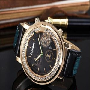 Orologi da donna alla moda con diamanti da uomo e da donna Orologi popolari Bracciale in pelle e tessuto in acciaio inossidabile Orologi da polso Marca femminile cloc2286