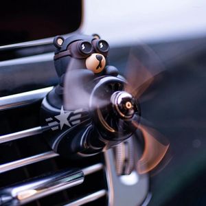 Harko Bear Car Air Freshener Pilot Outlet Propeller Fragrance Supplies Flavoring Interior Accessories Perfume Diffuser